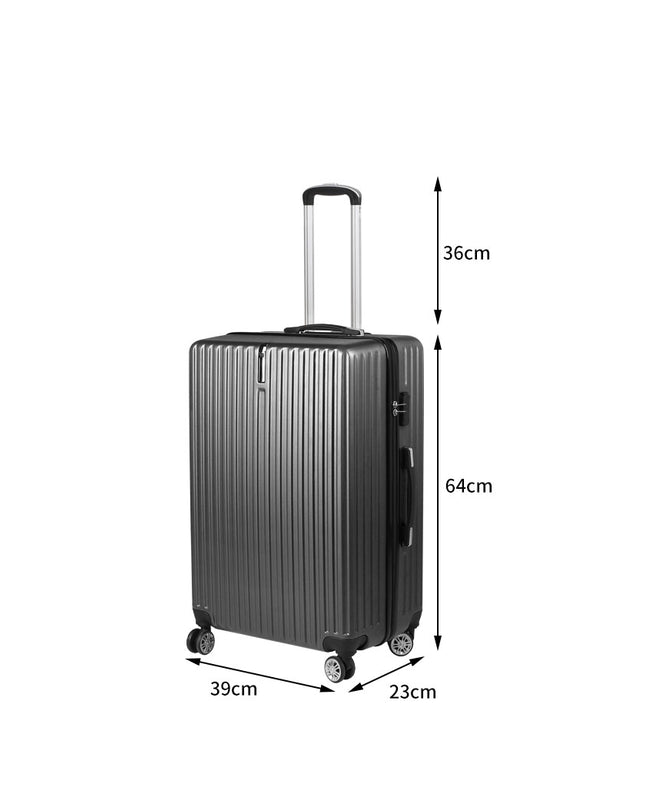 Slimbridge 24" Inch Luggage Suitcase Grey 24 inch