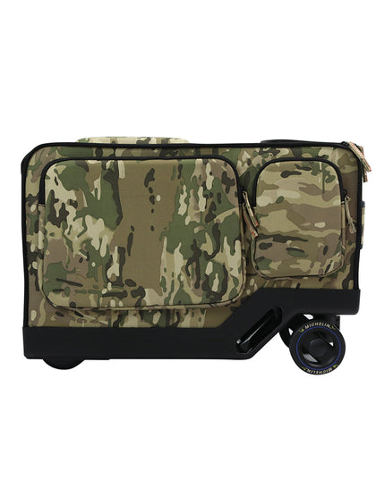 Slimbridge 20" Electric Riding Luggage Suitcase Green Colour