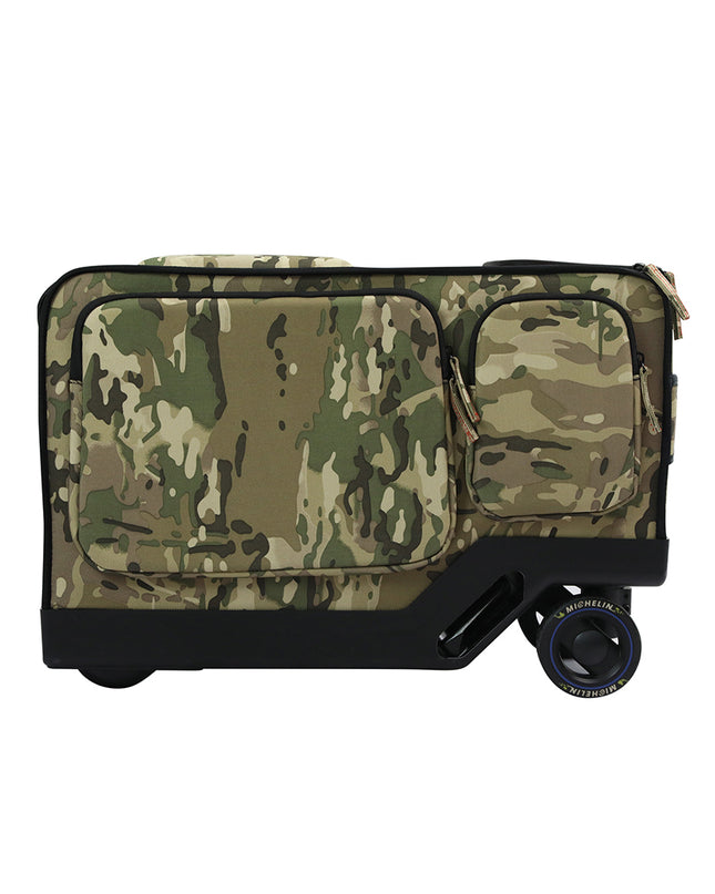 Slimbridge 20" Electric Riding Luggage Suitcase Green Colour