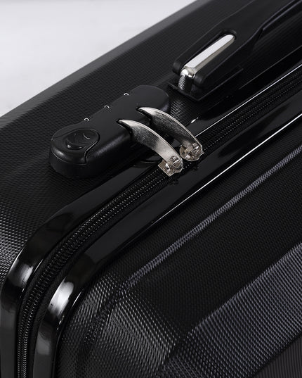 Slimbridge 2pcs 20"Travel Luggage Set Black