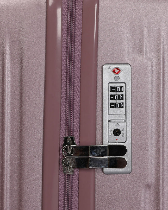 Slimbridge Luggage Suitcase Trolley Rose gold 4pc 14"+20"+24"+28"