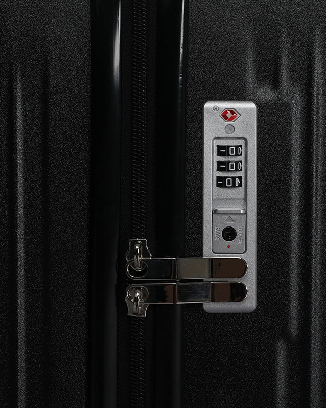 Slimbridge Luggage Suitcase Trolley Black 4pc 14"+20"+24"+28"