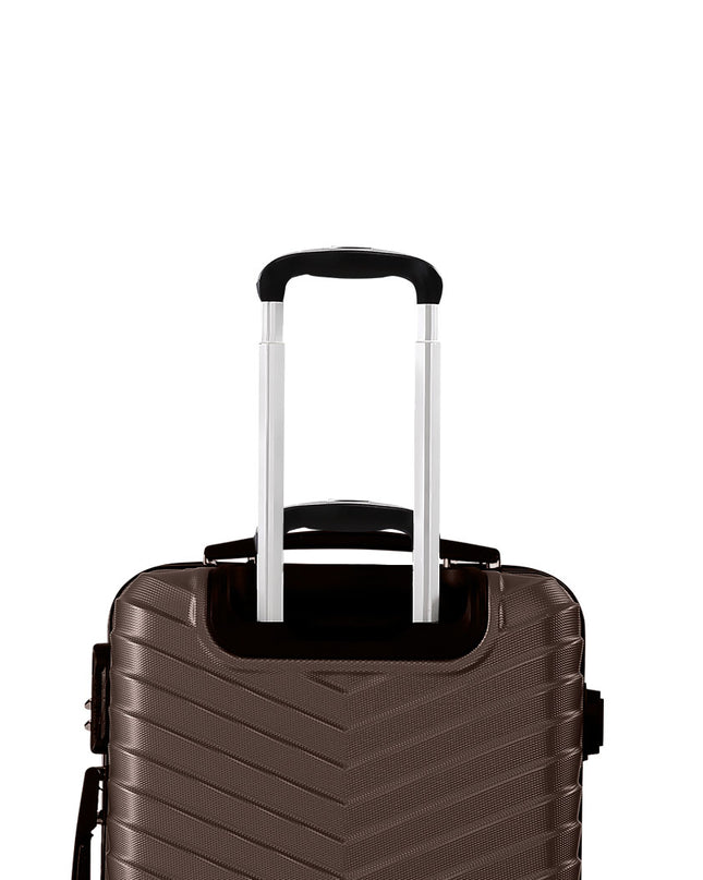 Slimbridge 20" Carry On Travel Luggage Coffee 20 inch