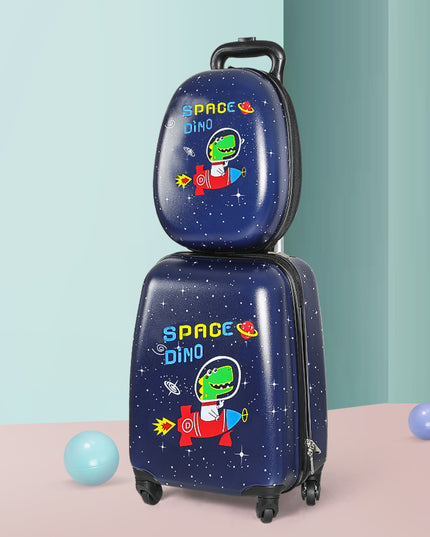 BoPeep 16''13'' 2PCS Kids Luggage Set Space Dino
